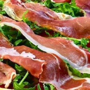 Pizza rucola stracchino crudo