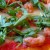 Pomodoro, Mozzarella, Gamberetti, Rucola
