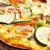 Salsa di pomodoro, Mozzarella, Melanzane, Peperoni, Zucchine