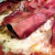 Salsa di pomodoro, Formaggio scamorza, Speck